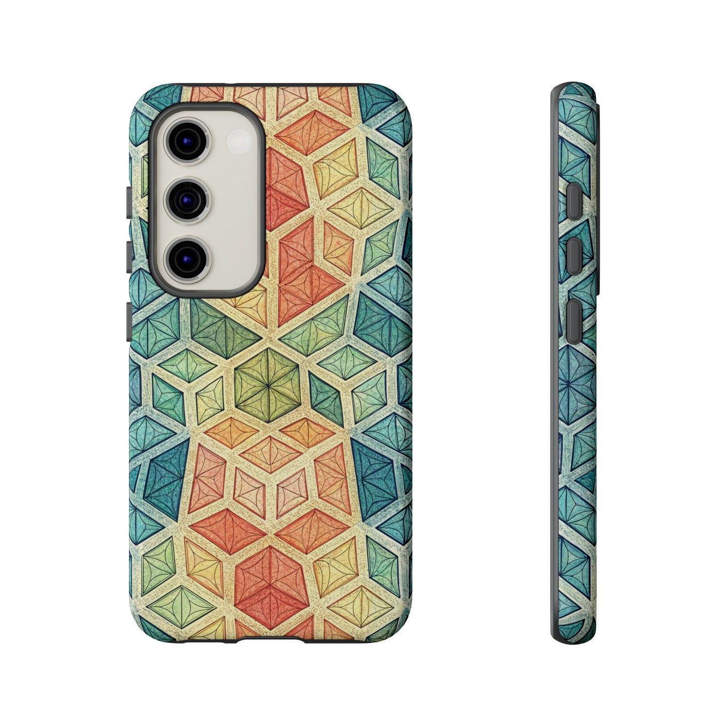 Colorful Fractal Samsung Tough Cases