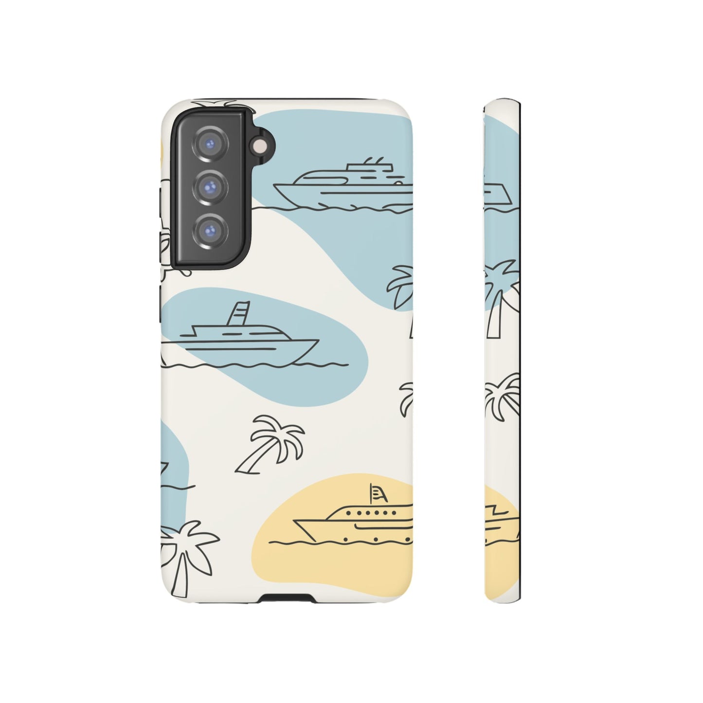 Retro Cruise Vacation Samsung Tough Phone Case