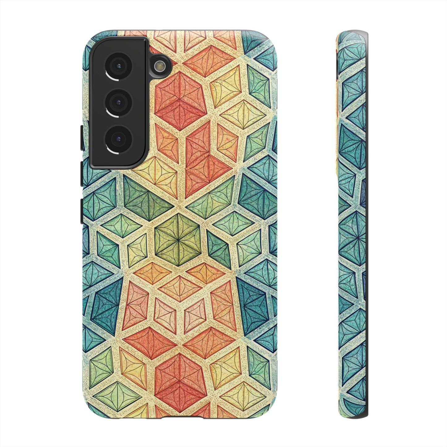 Colorful Fractal Samsung Tough Cases