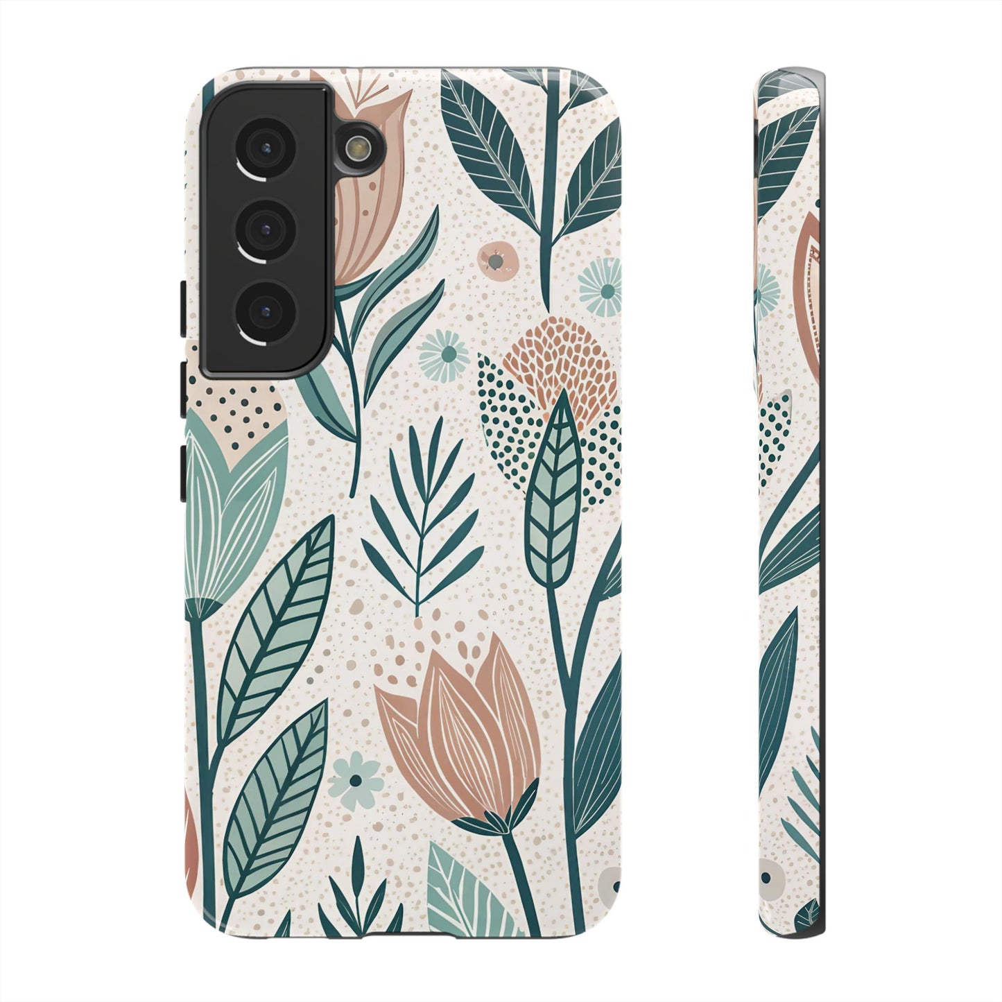 Swedish Inspired Floral Design Samsung Phone Case