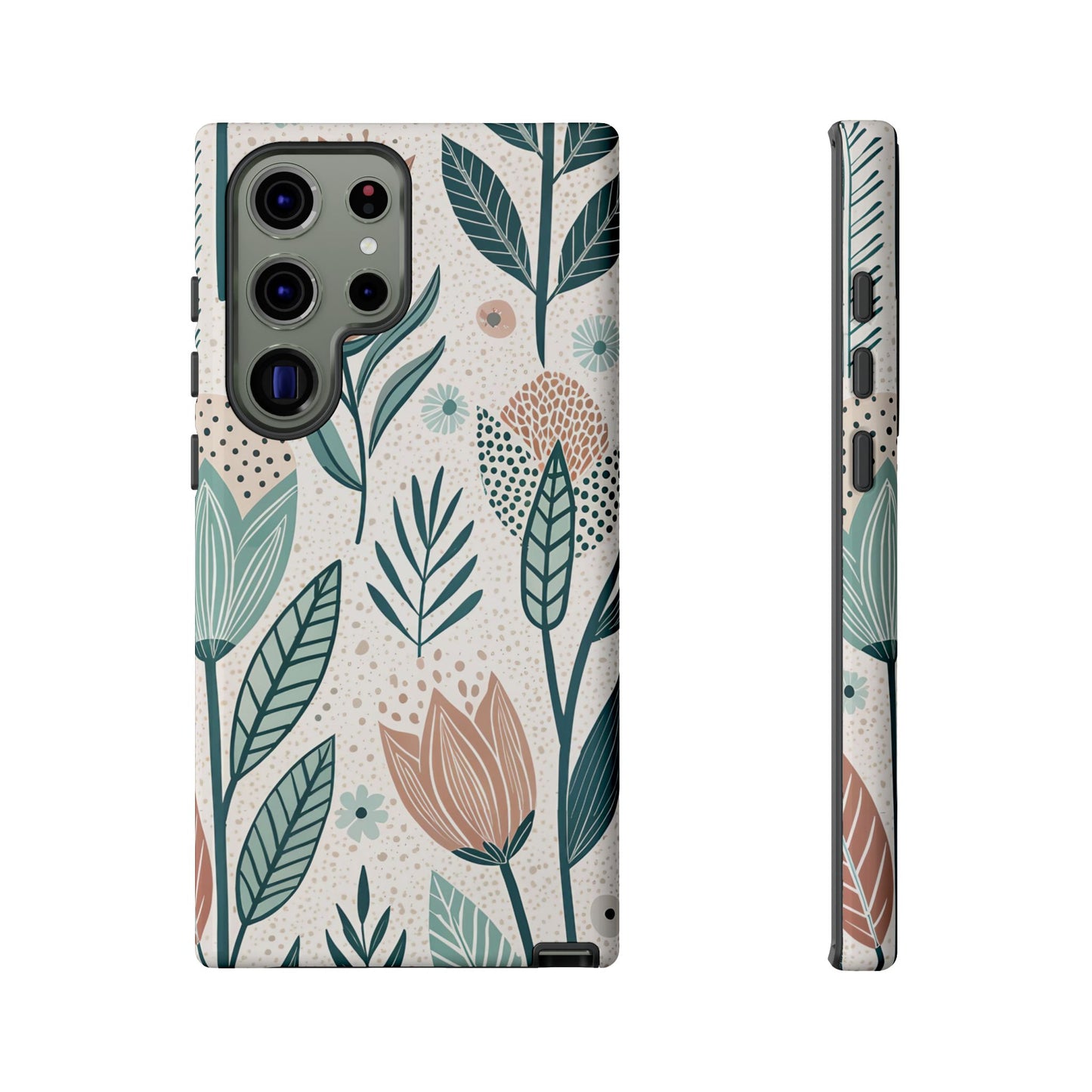 Swedish Inspired Floral Design Samsung Phone Case