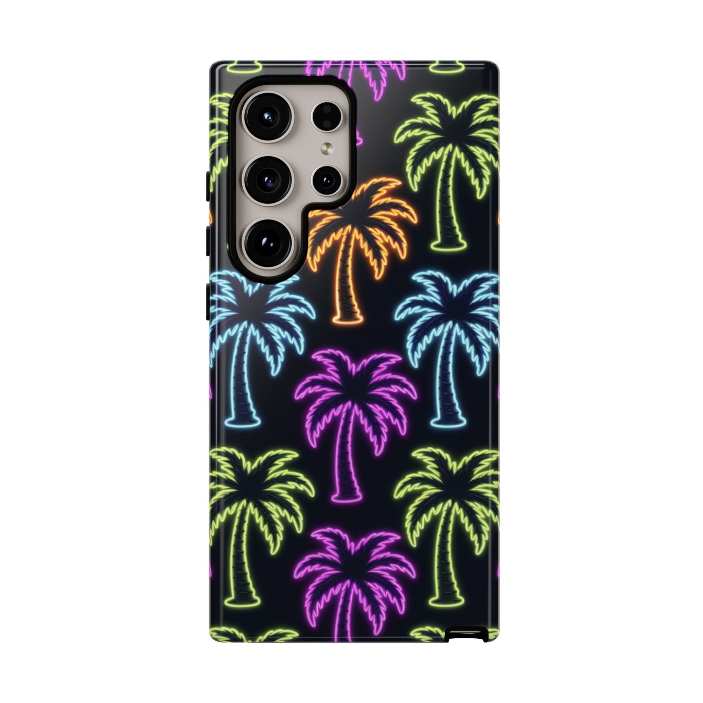 Neon Palm Trees Phone Case