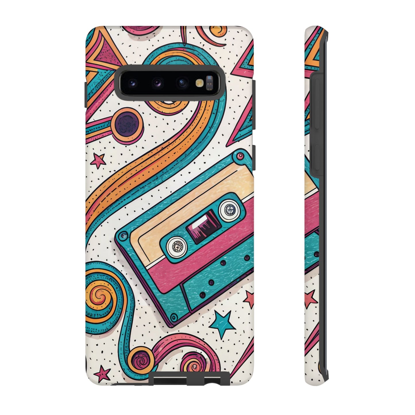 Retro Cassette Samsung Tough Phone Case