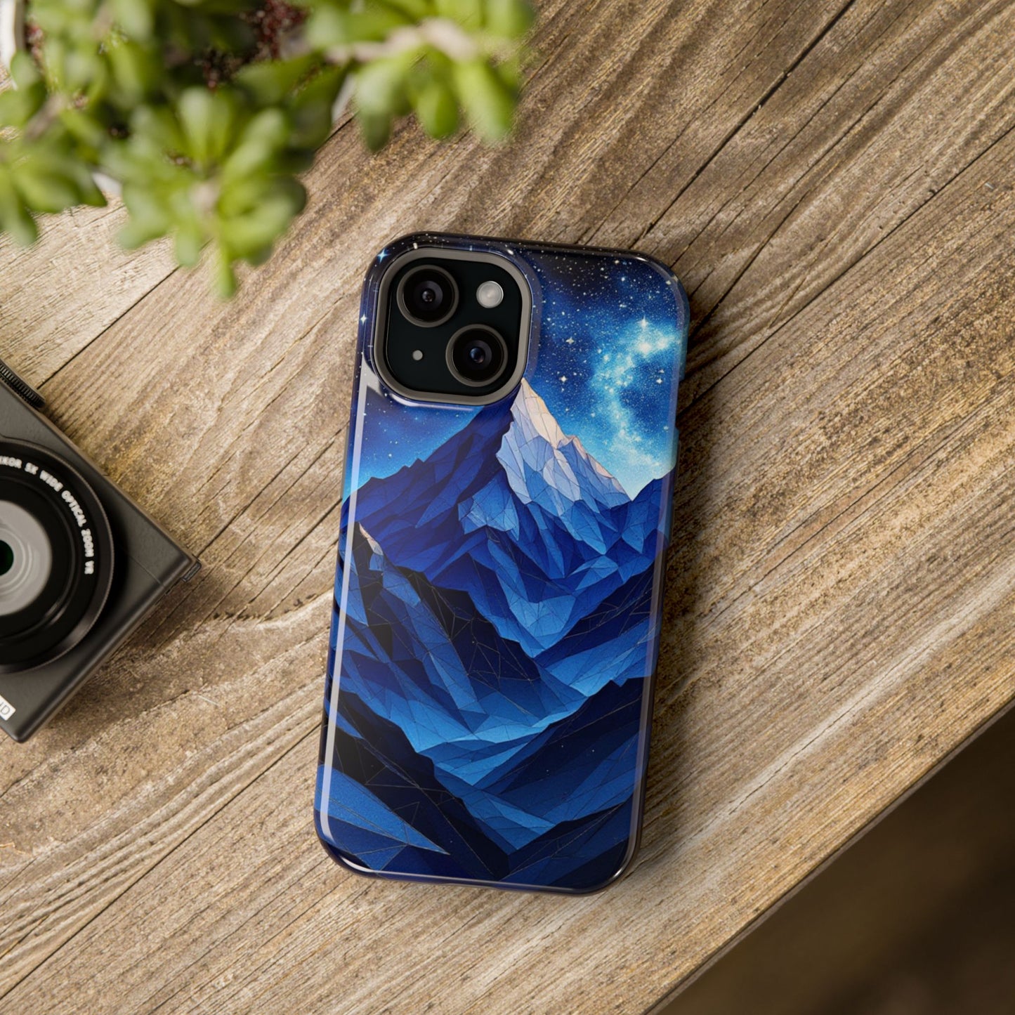 Blue Mountain Tough iPhone Case
