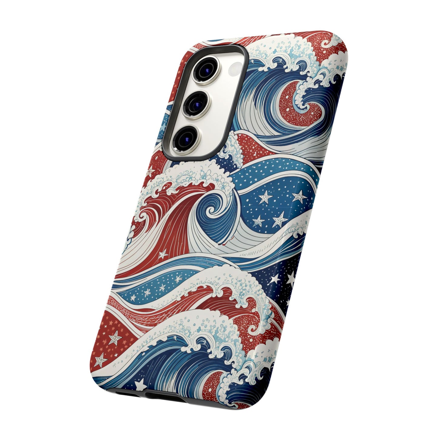 Patriotic Waves Samsung Tough Case Phone Case