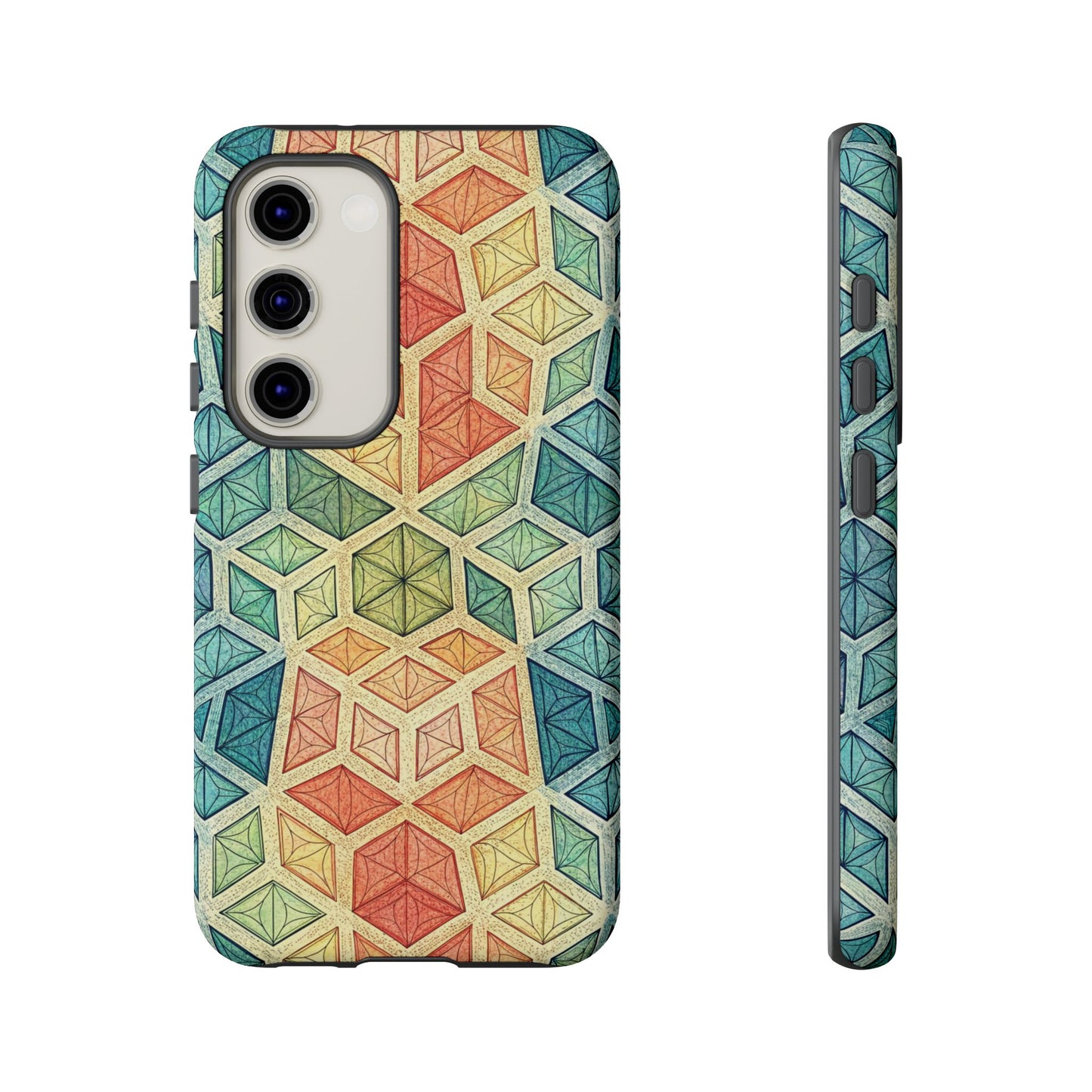 Colorful Fractal Samsung Tough Cases