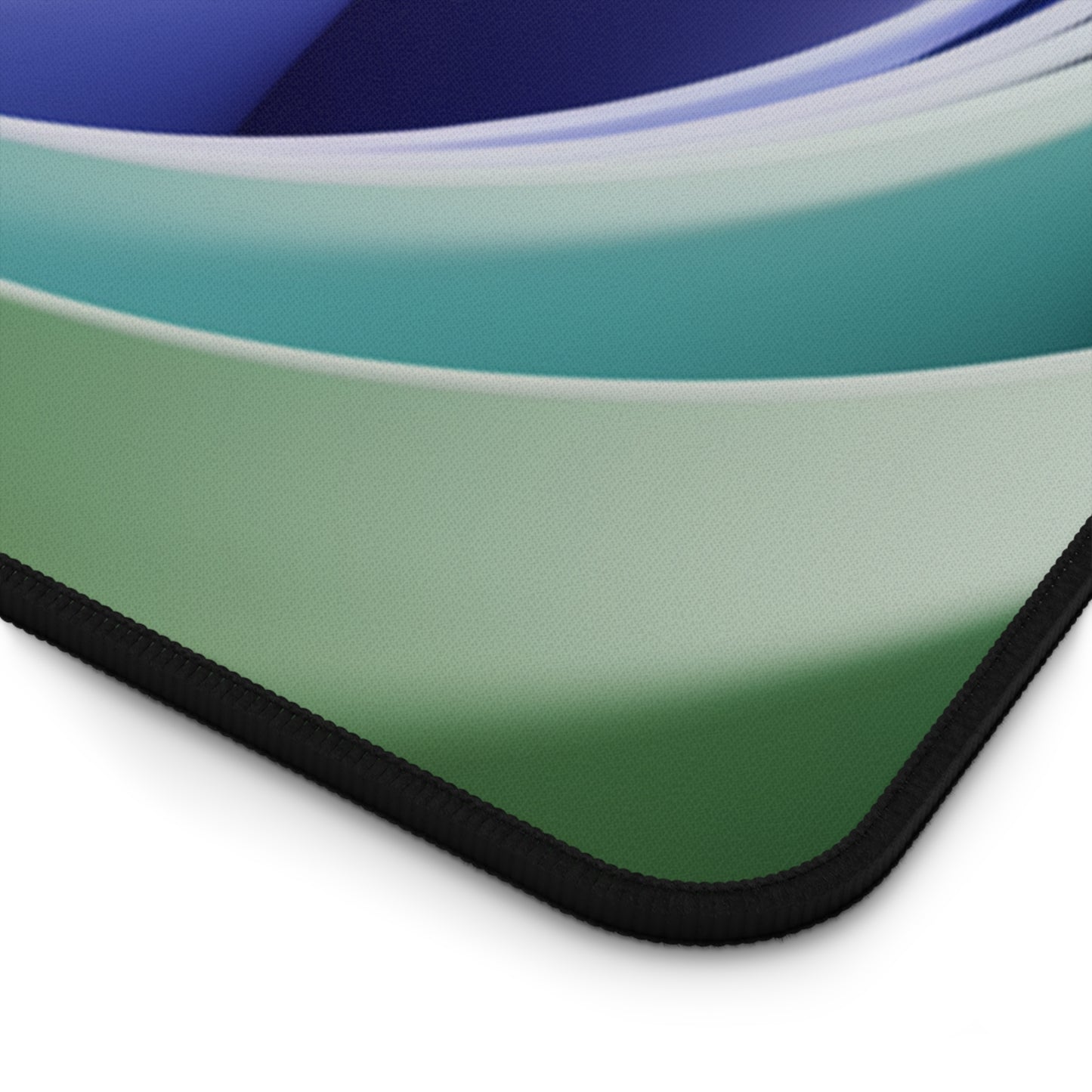 Twisted Rainbow Swirl Desk Mat