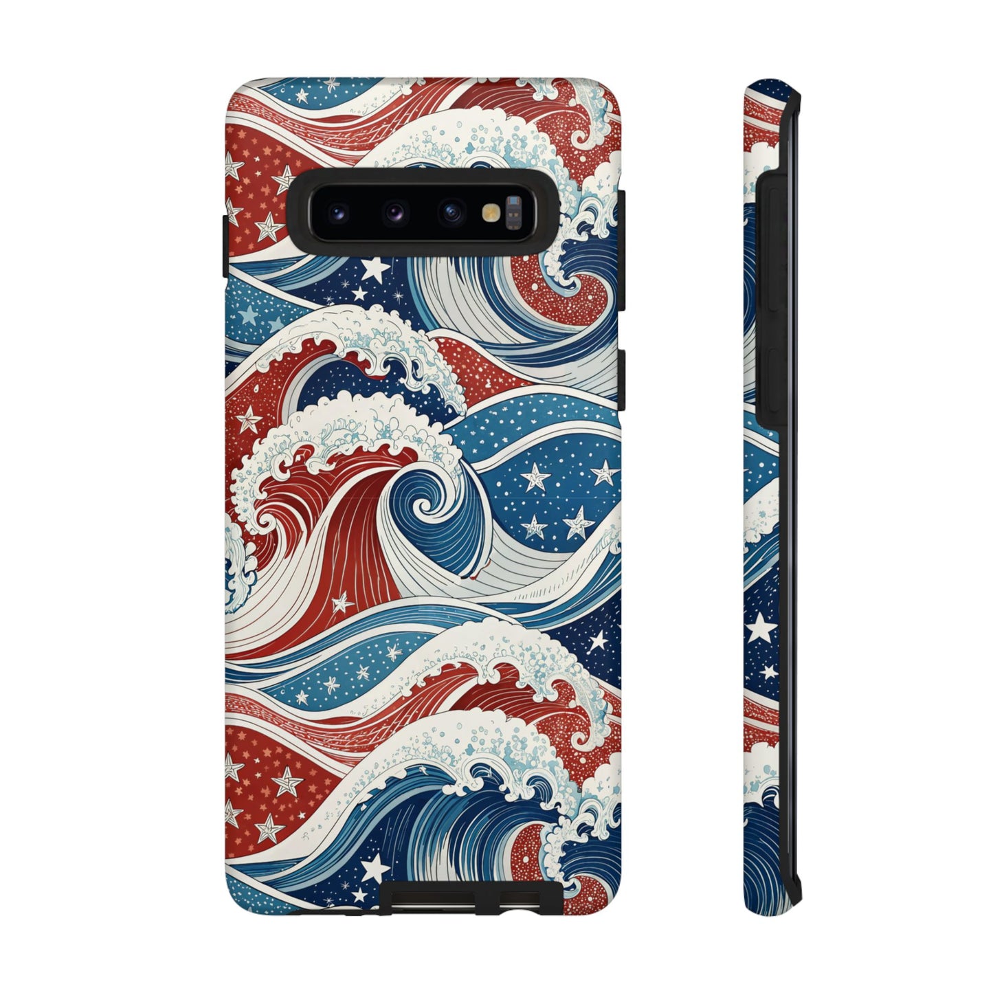 Patriotic Waves Samsung Tough Case Phone Case