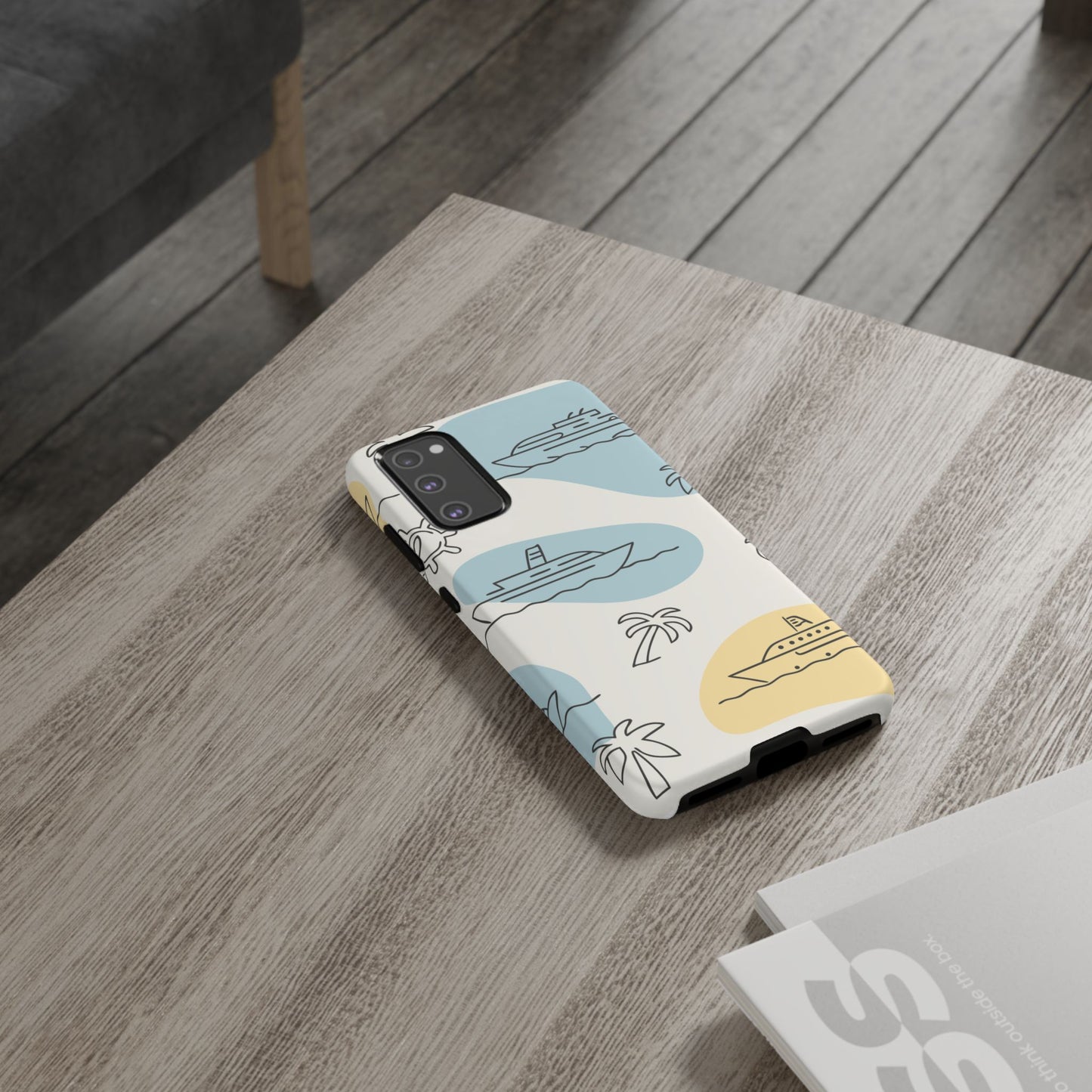 Retro Cruise Vacation Samsung Tough Phone Case