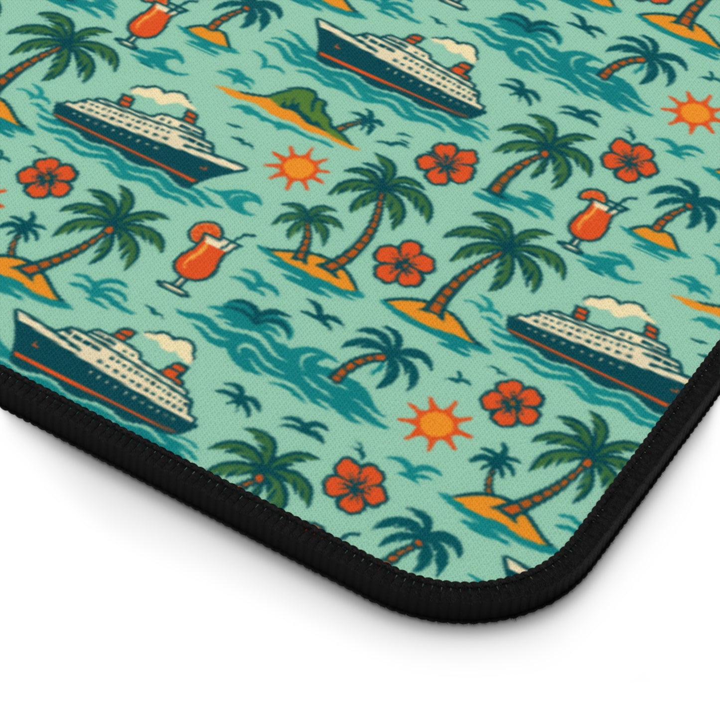 Desk Mat - Tropical Cruise Design