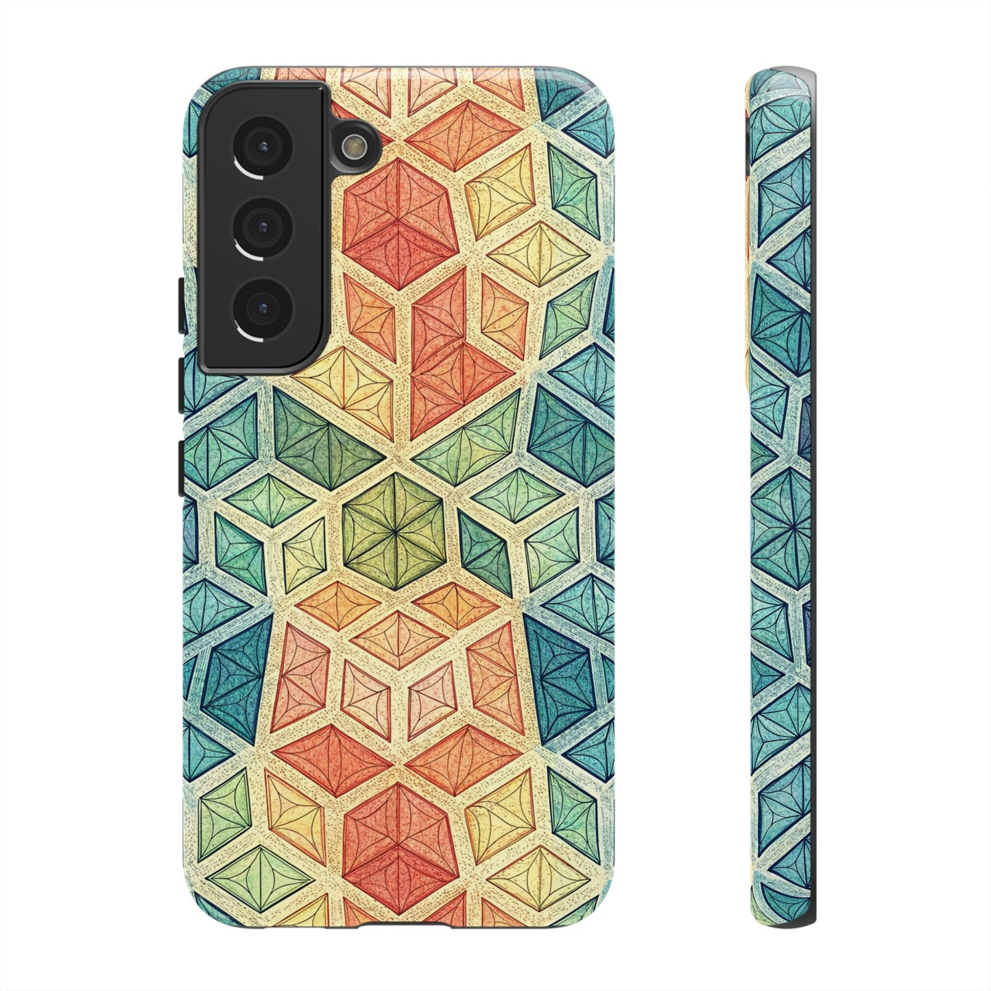 Colorful Fractal Samsung Tough Cases