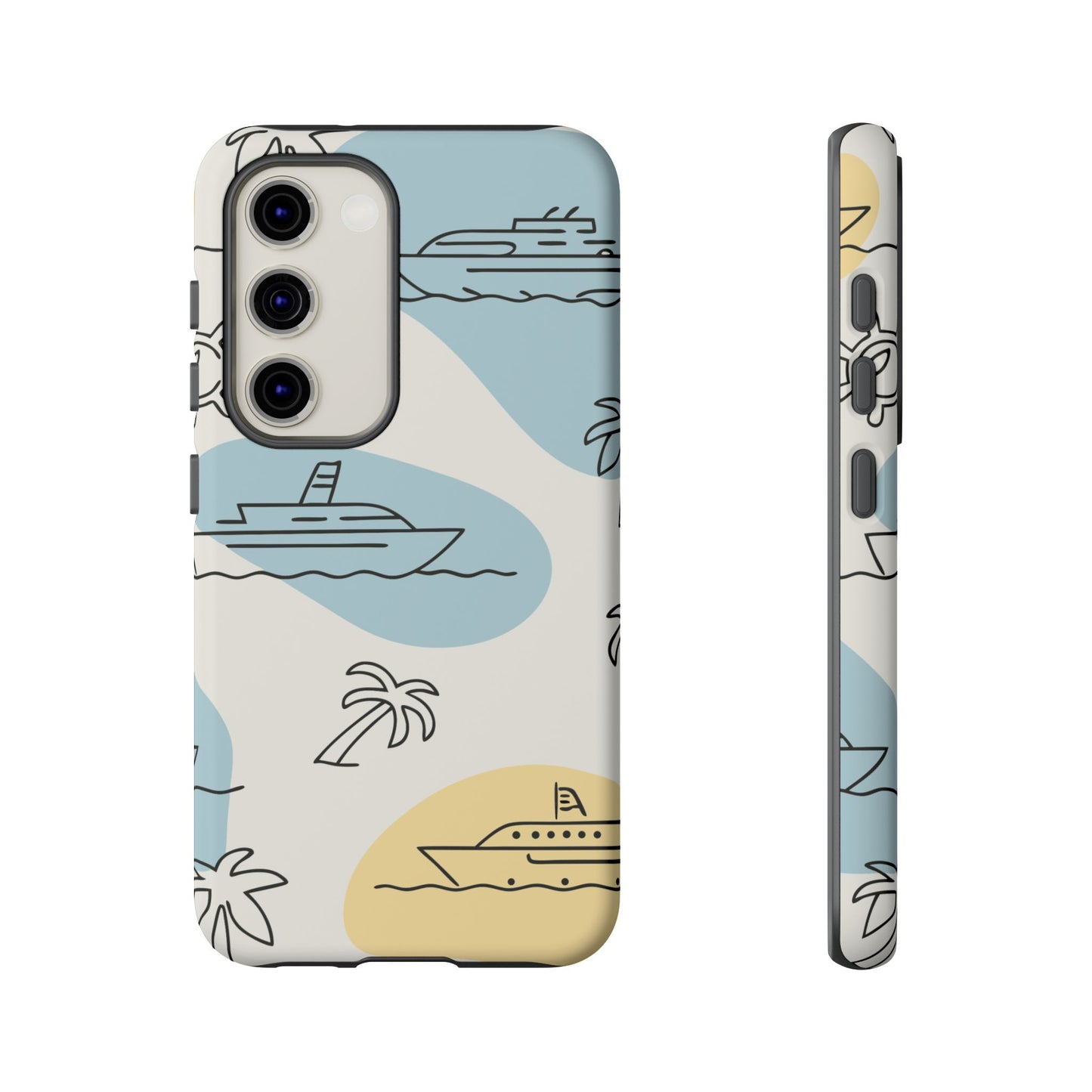 Retro Cruise Vacation Samsung Tough Phone Case