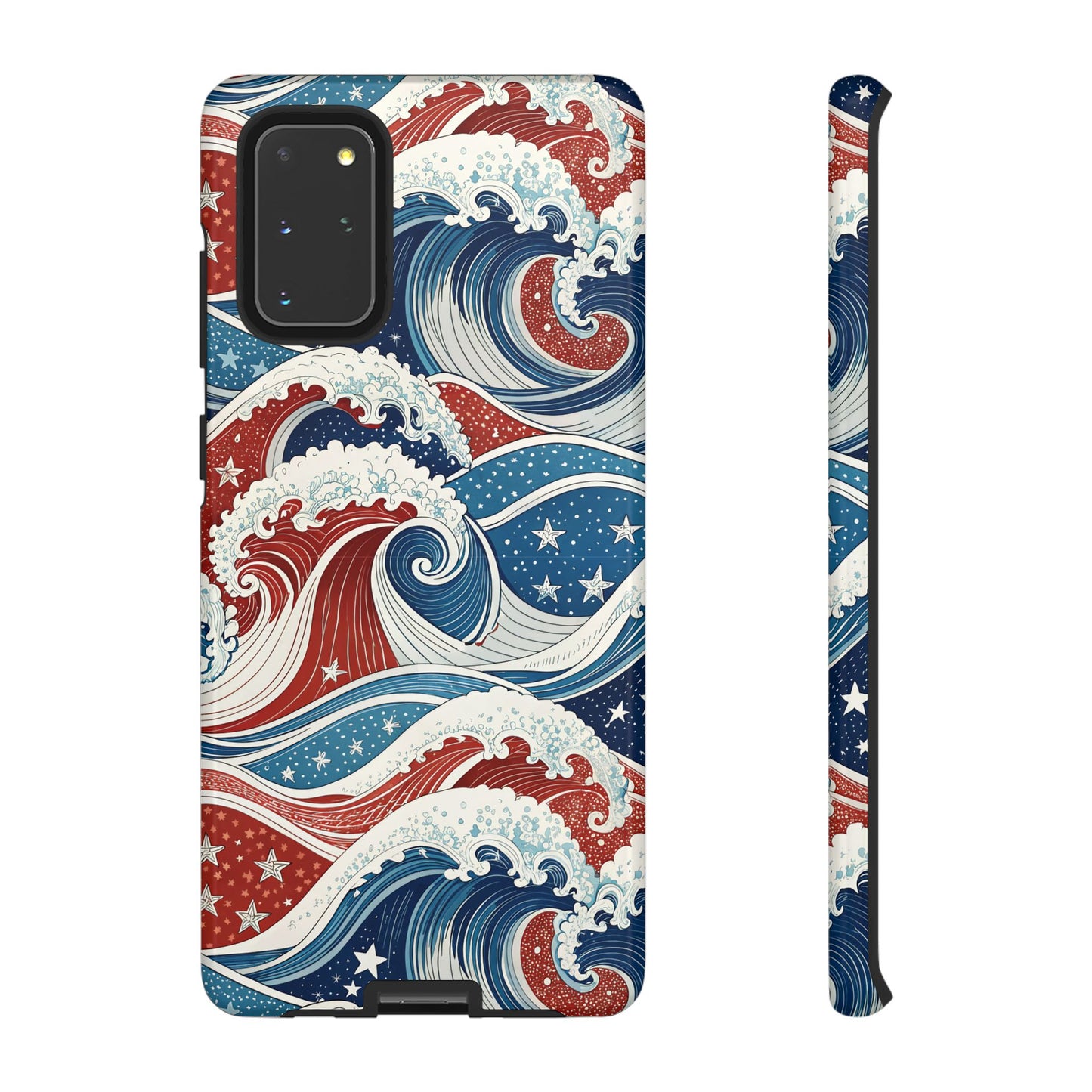 Patriotic Waves Samsung Tough Case Phone Case