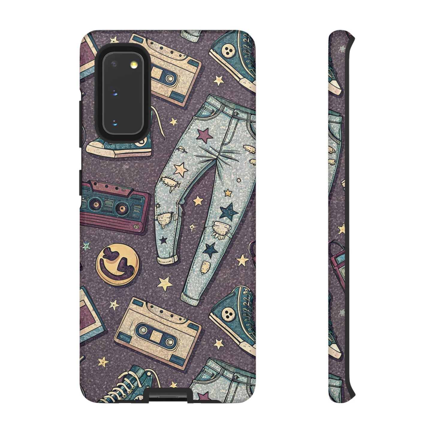 90s Cassette Collage Samsung Tough Phone Case