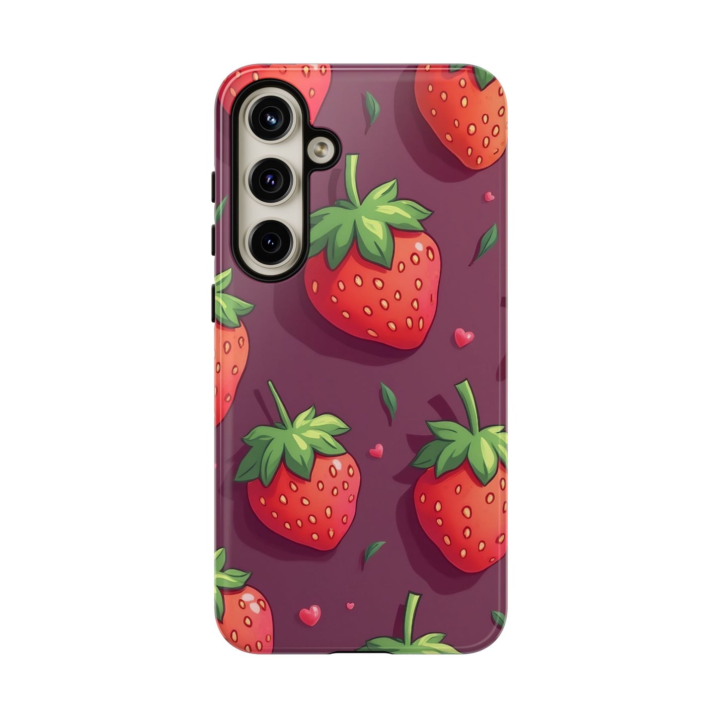 Strawberry Design Samsung Tough Phone Case
