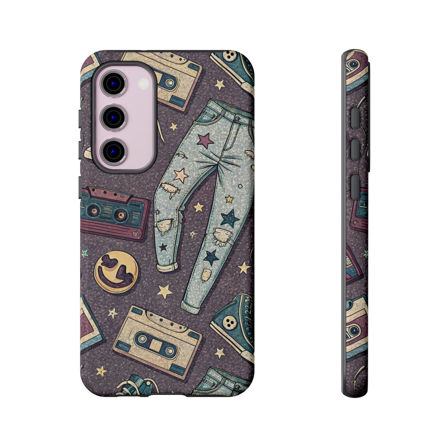 90s Cassette Collage Samsung Tough Phone Case