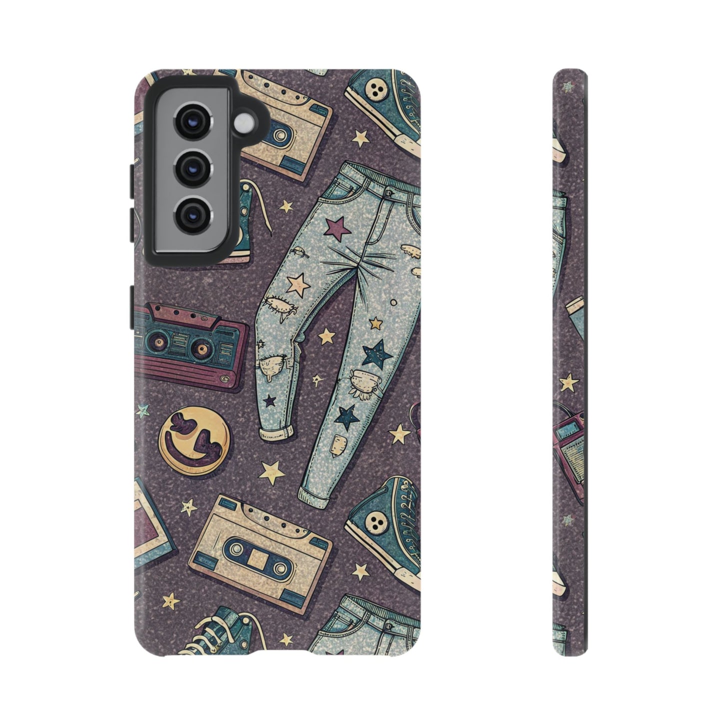 90s Cassette Collage Samsung Tough Phone Case