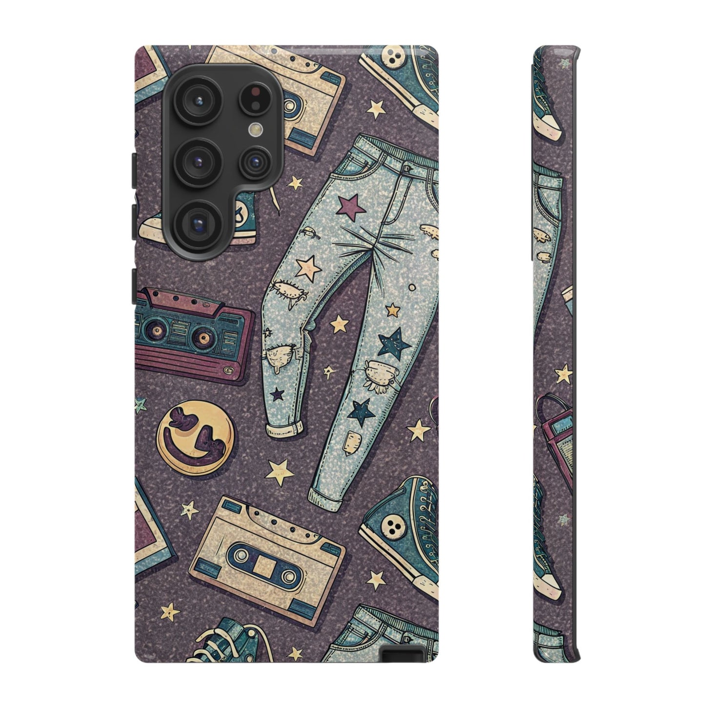 90s Cassette Collage Samsung Tough Phone Case