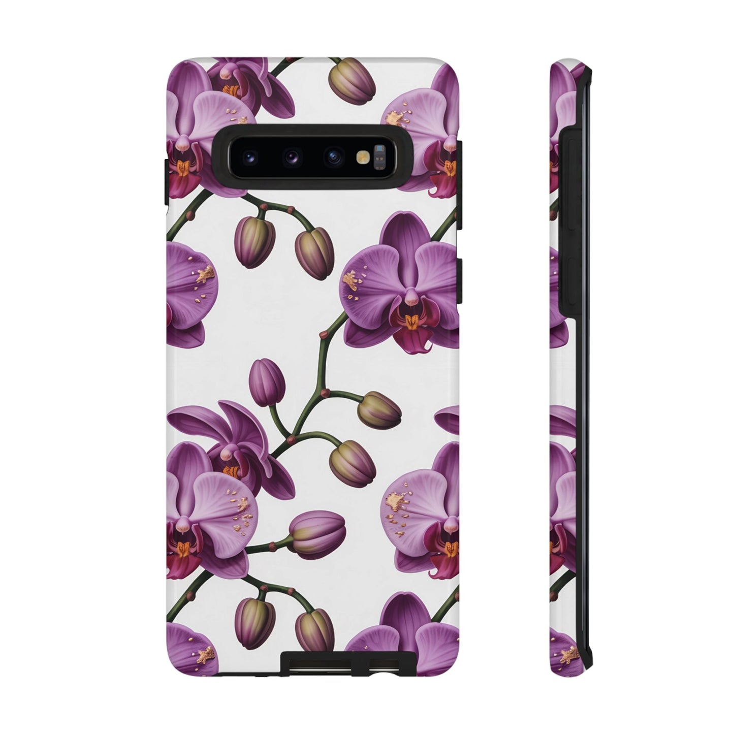 Purple Orchid Design Samsung Tough Case