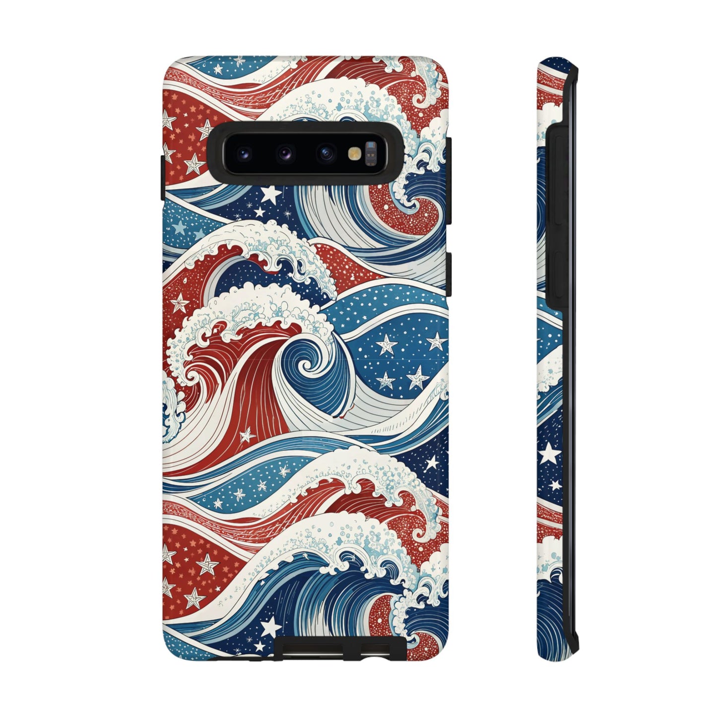 Patriotic Waves Samsung Tough Case Phone Case