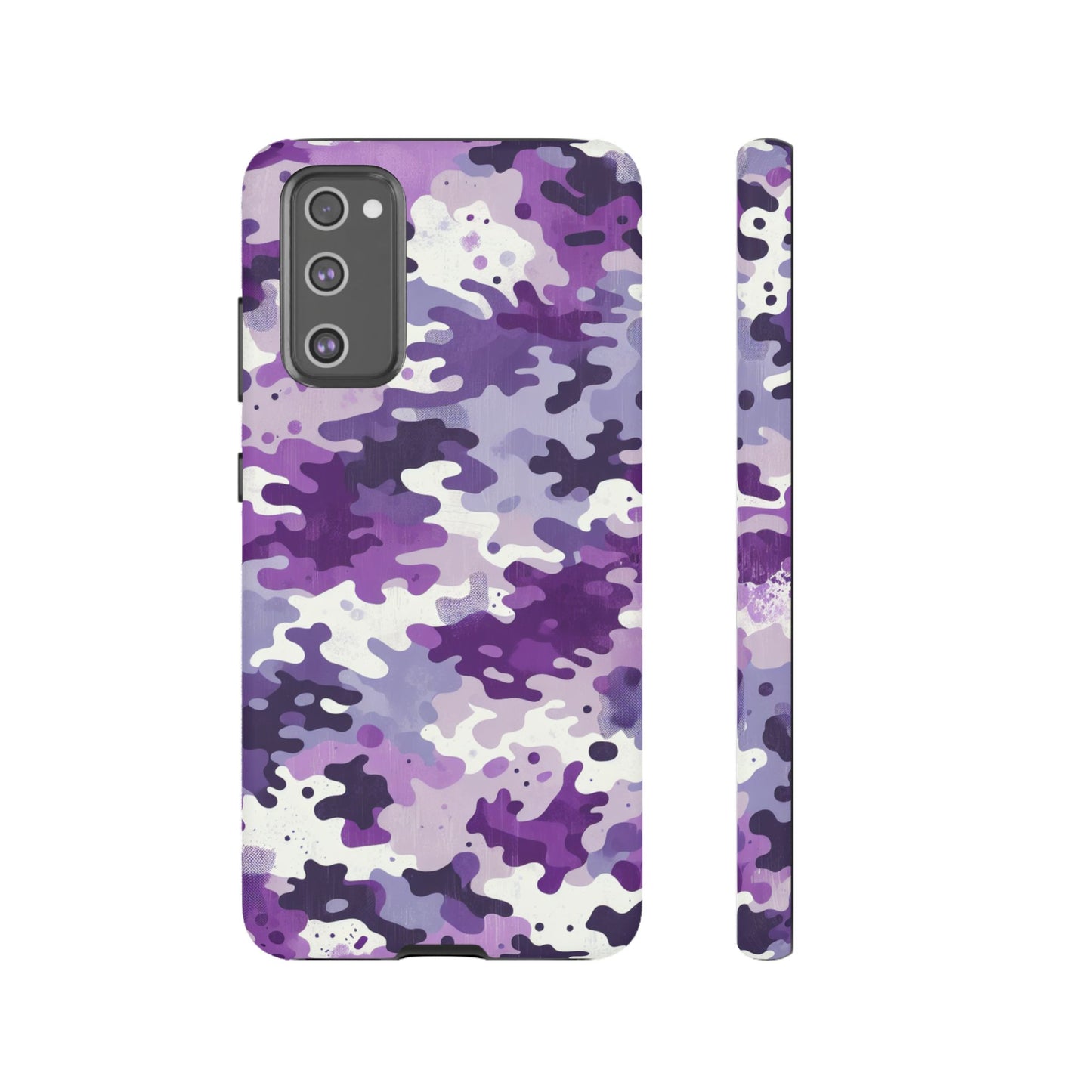 Purple Camouflage Samsung Phone Case