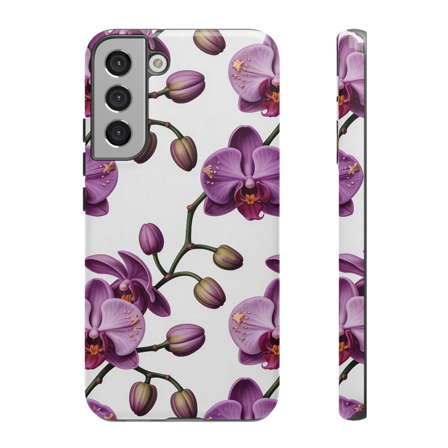 Purple Orchid Design Samsung Tough Case