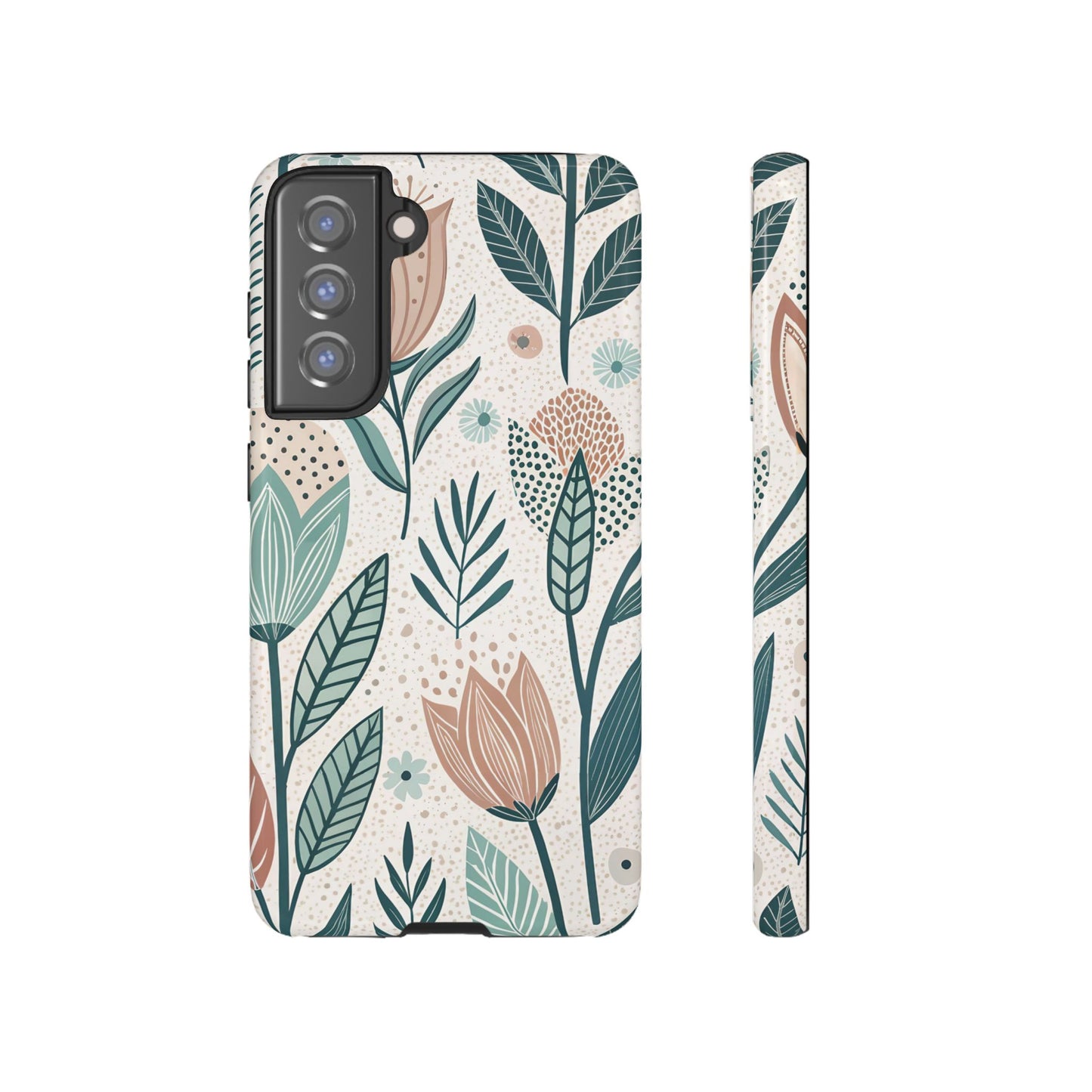 Swedish Inspired Floral Design Samsung Phone Case