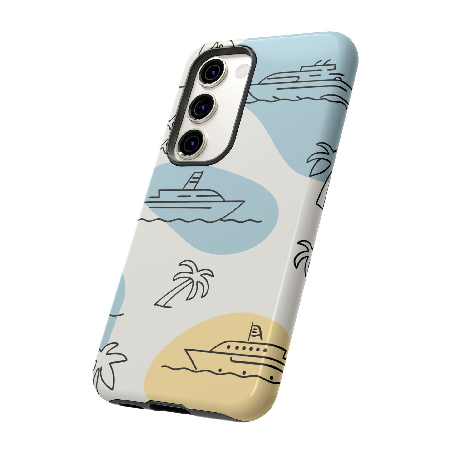 Retro Cruise Vacation Samsung Tough Phone Case