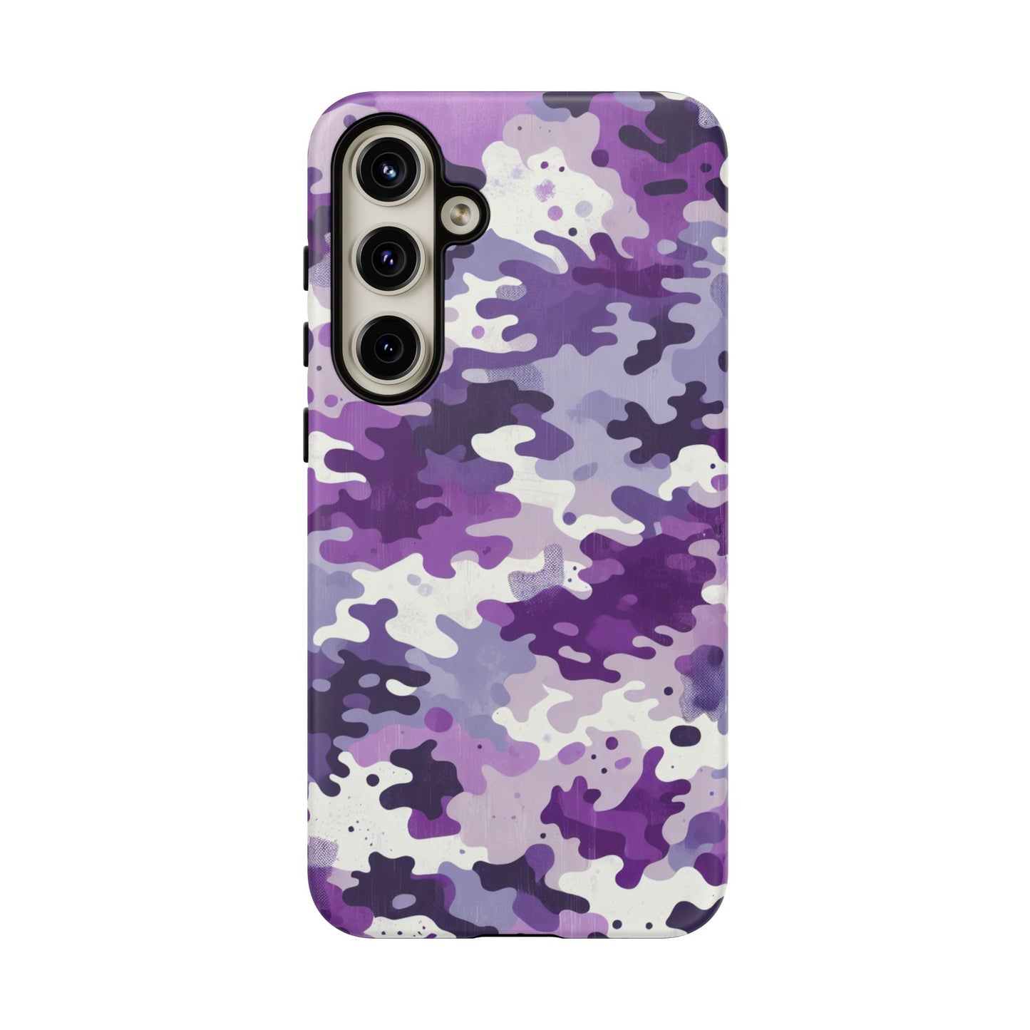 Purple Camouflage Samsung Phone Case