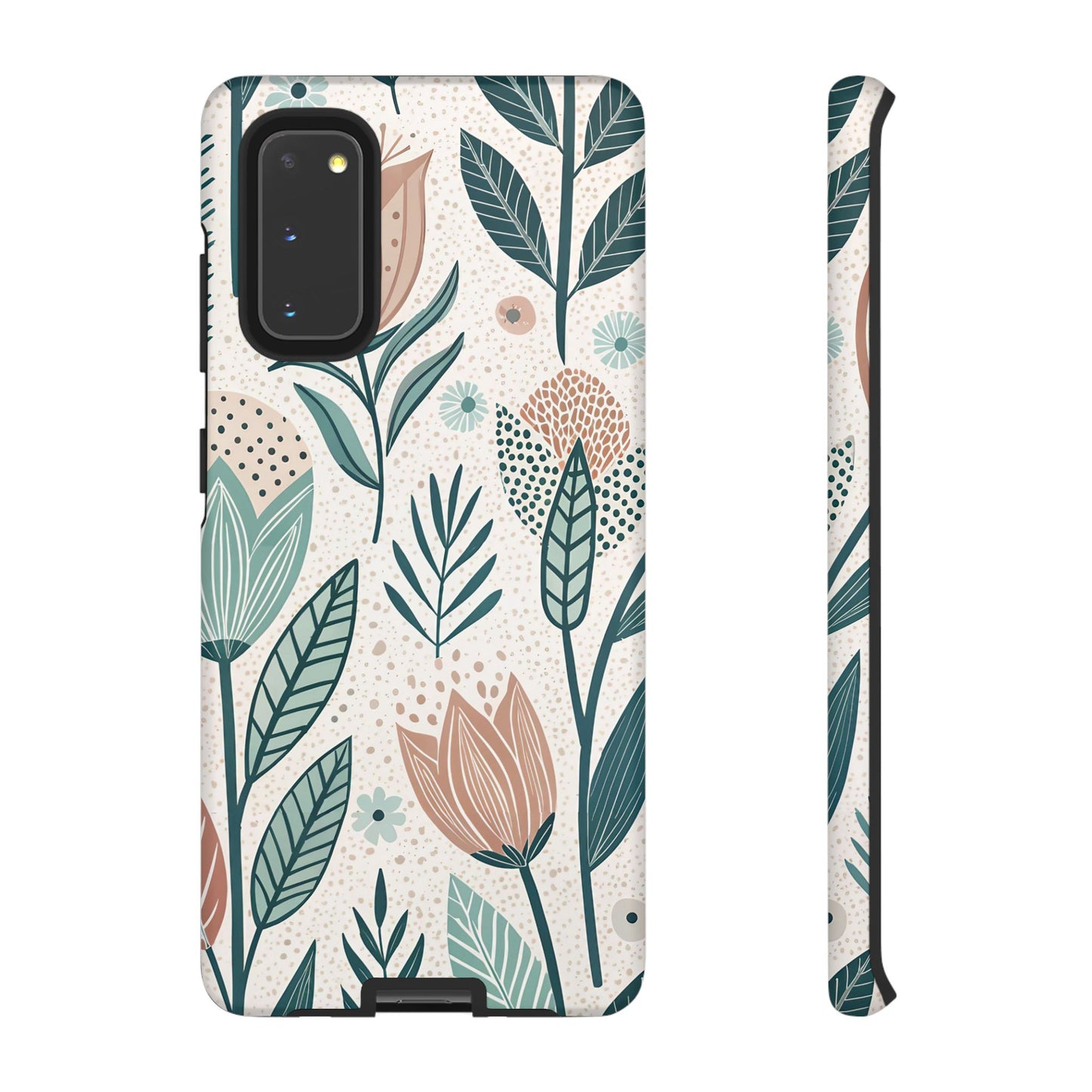 Swedish Inspired Floral Design Samsung Phone Case