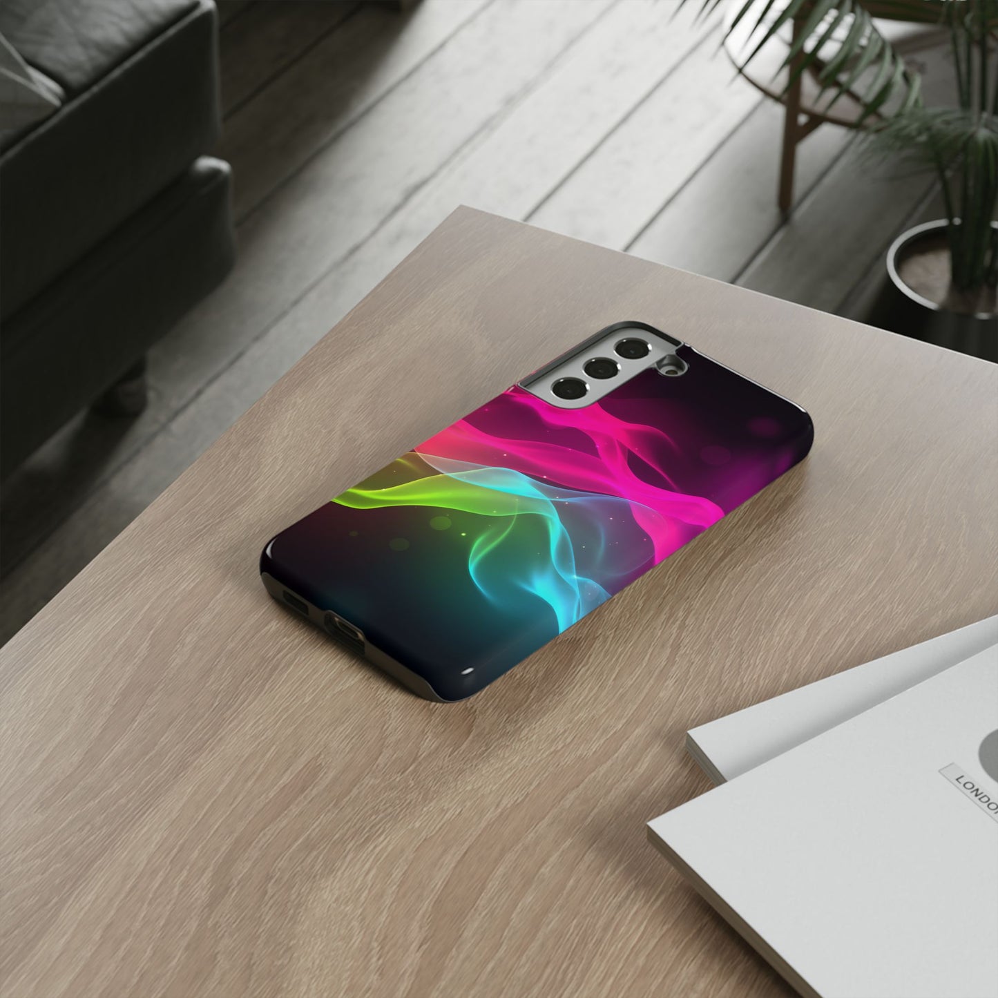 Ride the Rainbow Wave Phone Samsung Tough Case