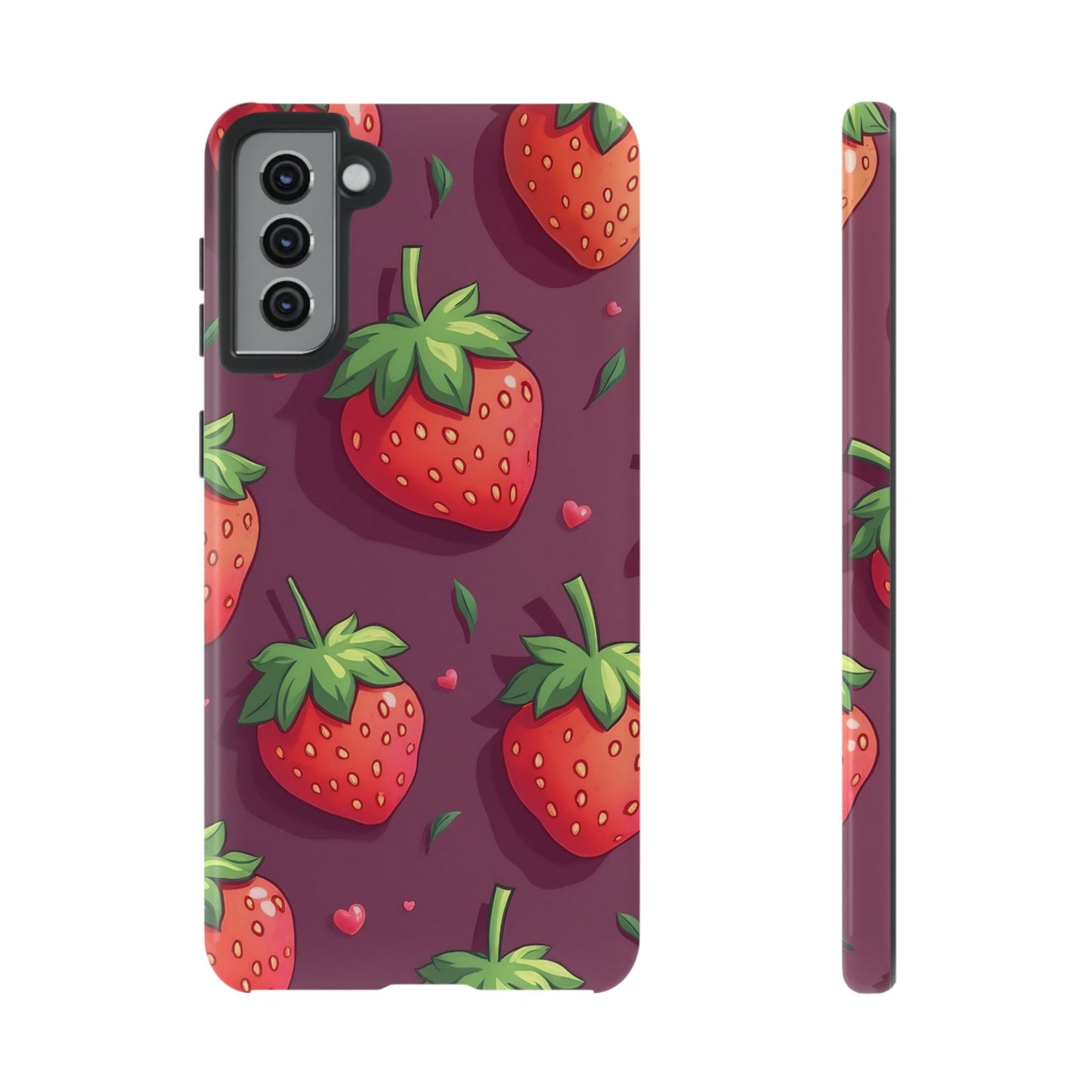 Strawberry Design Samsung Tough Phone Case