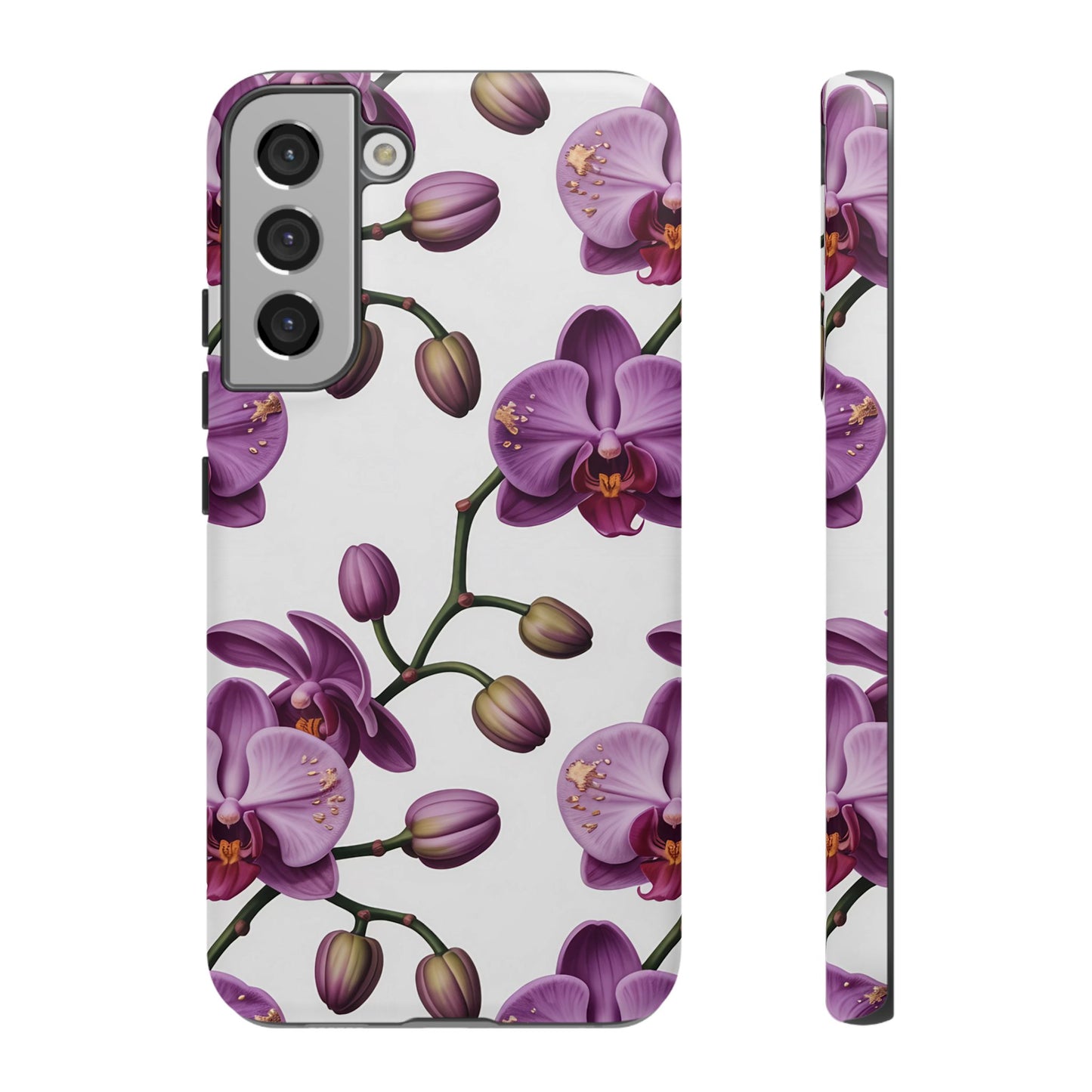 Purple Orchid Design Samsung Tough Case
