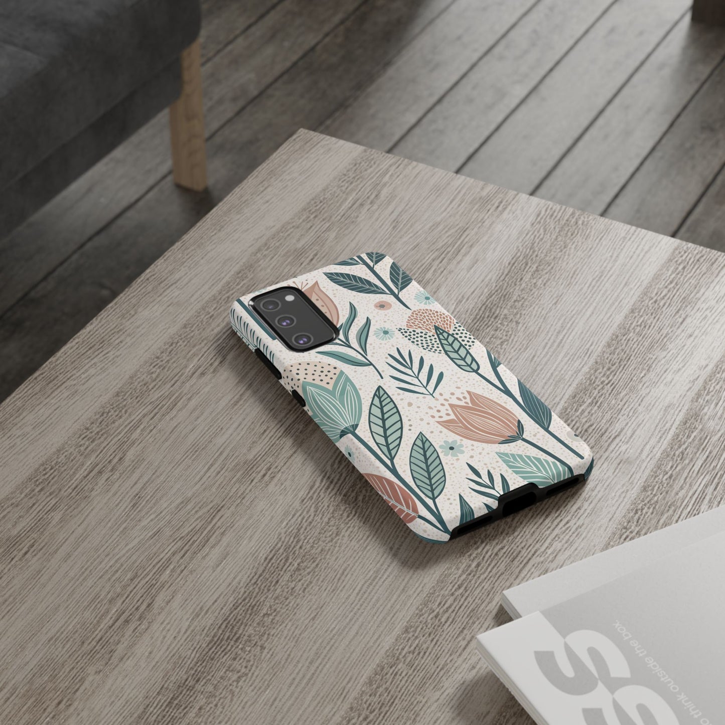 Swedish Inspired Floral Design Samsung Phone Case
