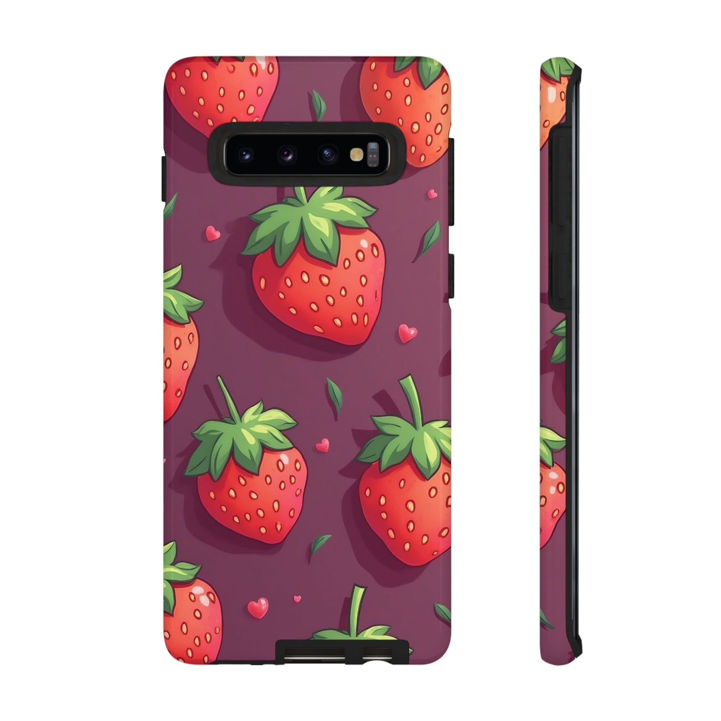 Strawberry Design Samsung Tough Phone Case