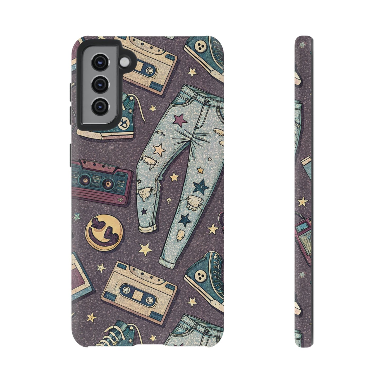 90s Cassette Collage Samsung Tough Phone Case
