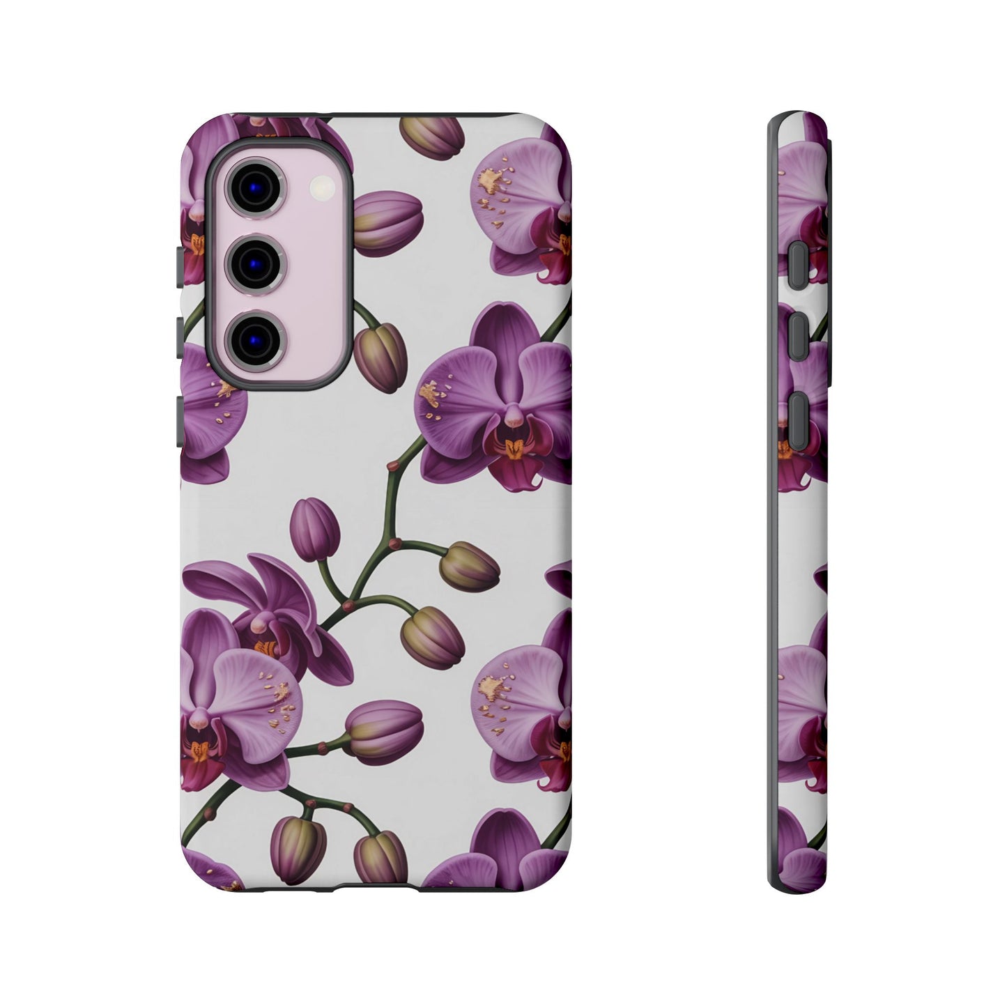 Purple Orchid Design Samsung Tough Case