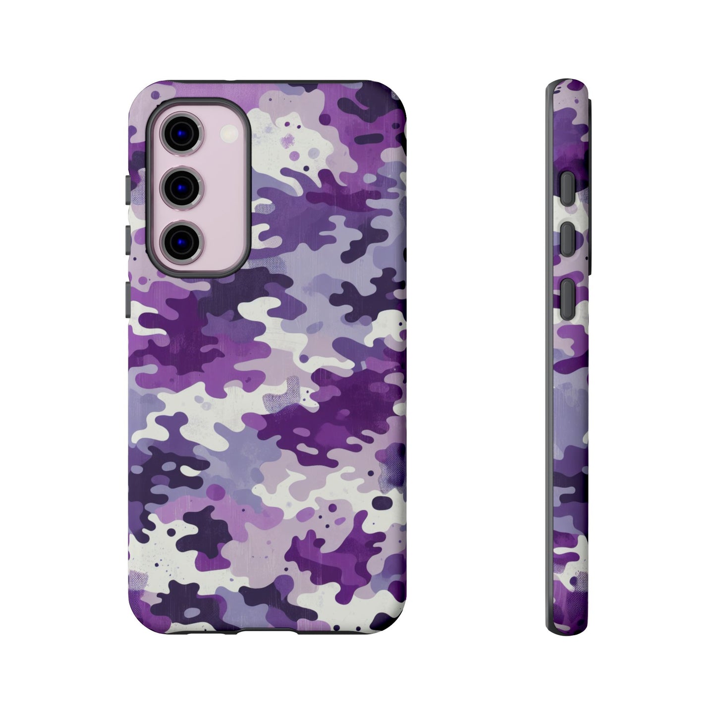Purple Camouflage Samsung Phone Case