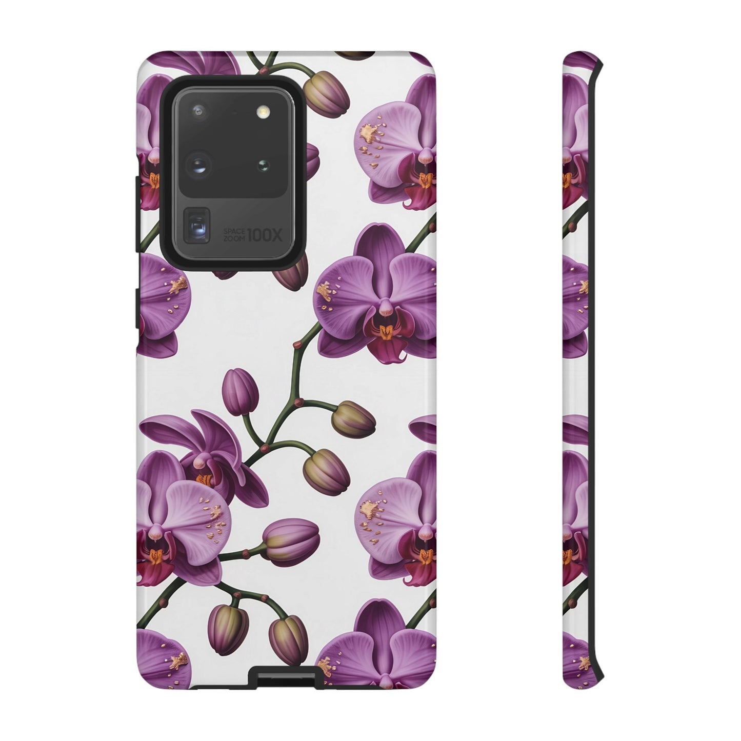 Purple Orchid Design Samsung Tough Case