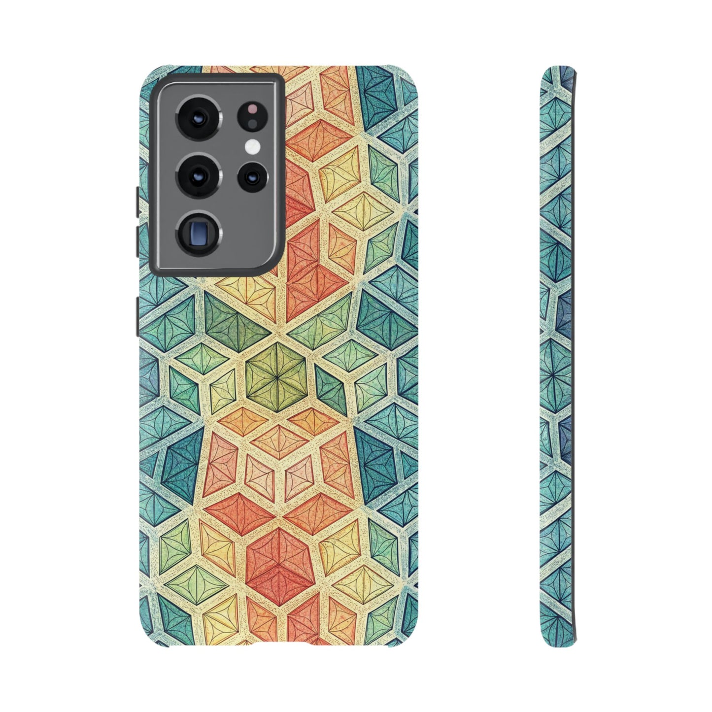 Colorful Fractal Samsung Tough Cases