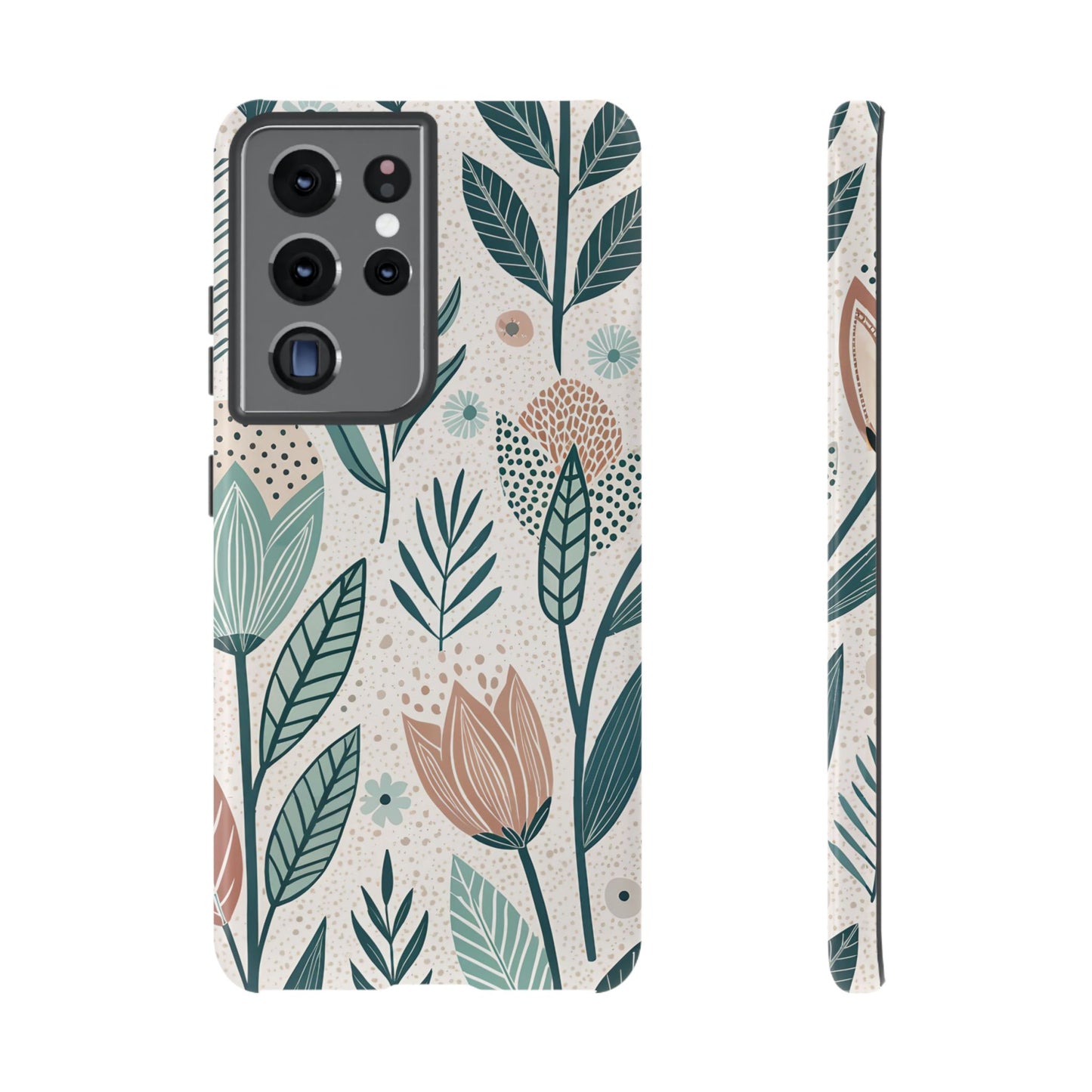 Swedish Inspired Floral Design Samsung Phone Case