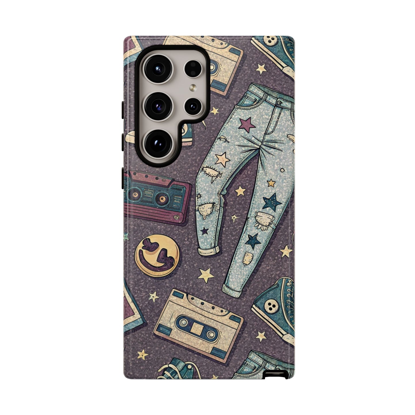 90s Cassette Collage Samsung Tough Phone Case