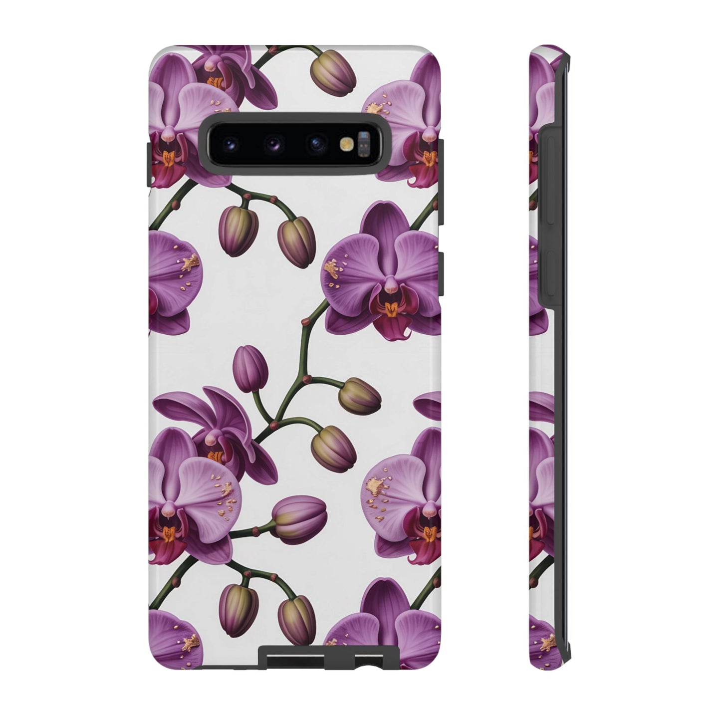 Purple Orchid Design Samsung Tough Case