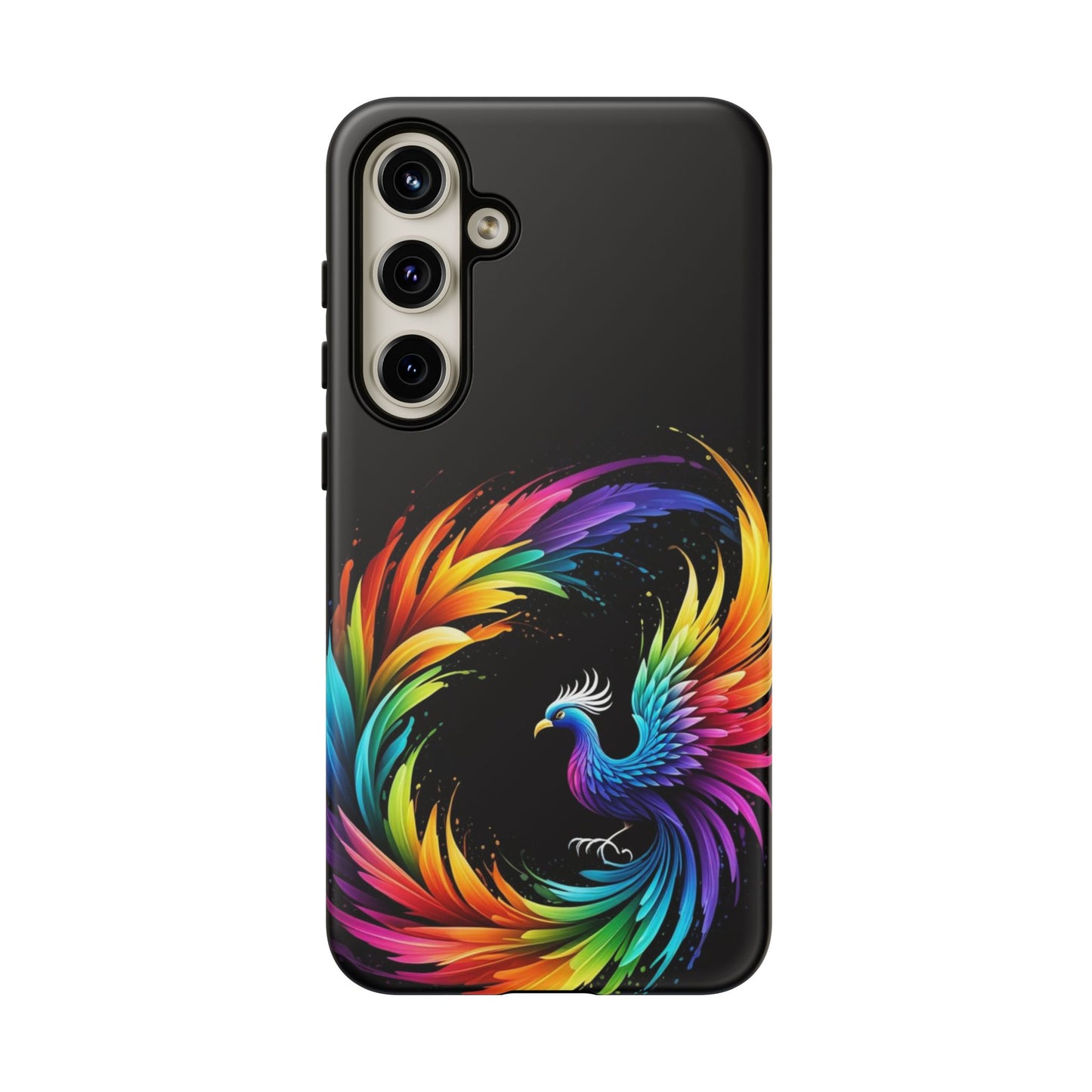Rainbow Phoenix Design Samsung Phone Case