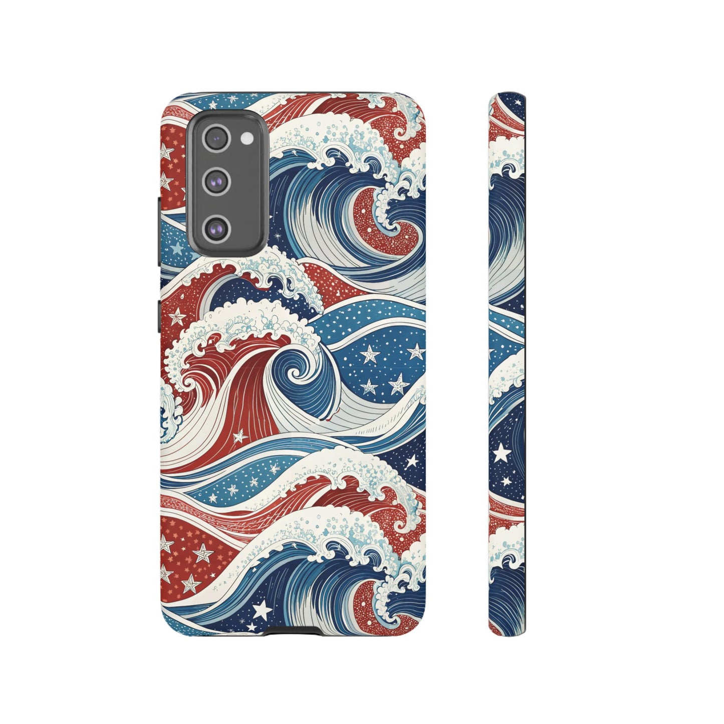 Patriotic Waves Samsung Tough Case Phone Case