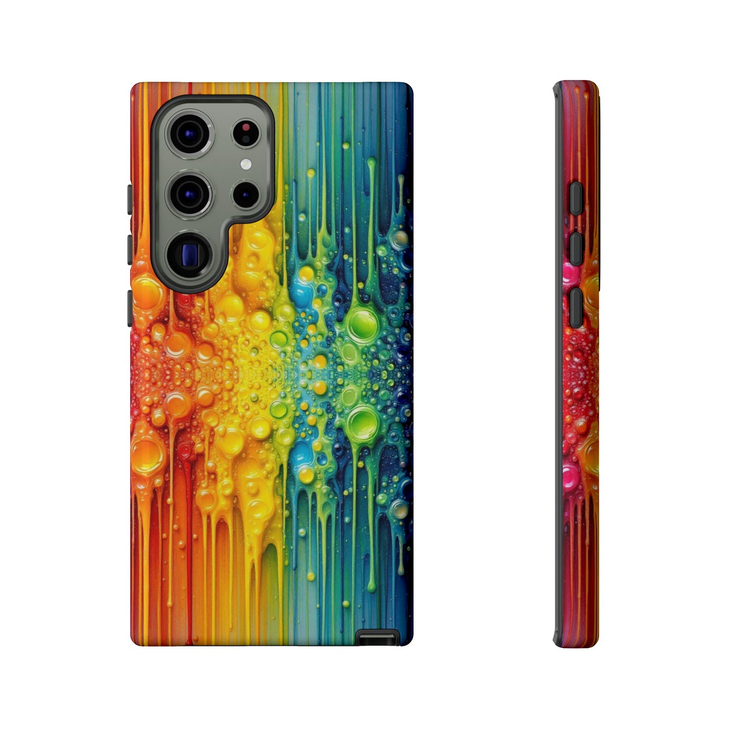 Rainbow Paint Splash Samsung Tough Case