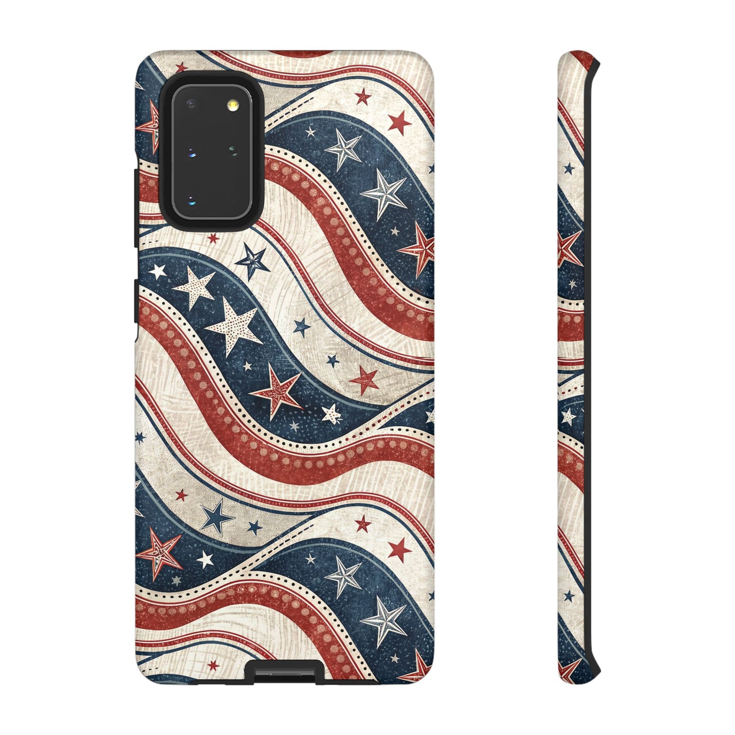 Vintage Patriotic Inspired Ribbon Samsung Phone Case