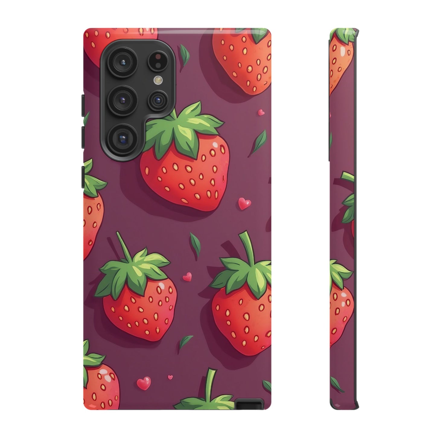 Strawberry Design Samsung Tough Phone Case