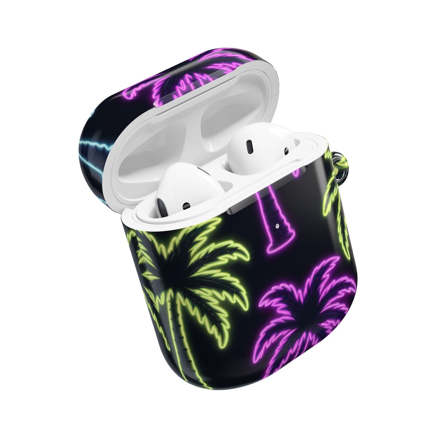 Neon Palm Trees AirPod Case