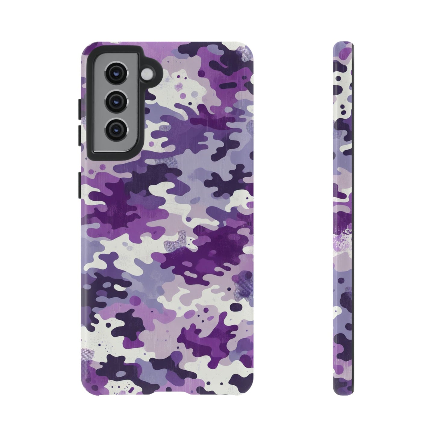 Purple Camouflage Samsung Phone Case